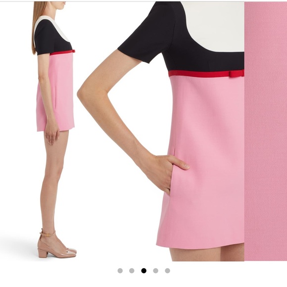 Valentino Colorblock Couture Minidress - Picture 3 of 8